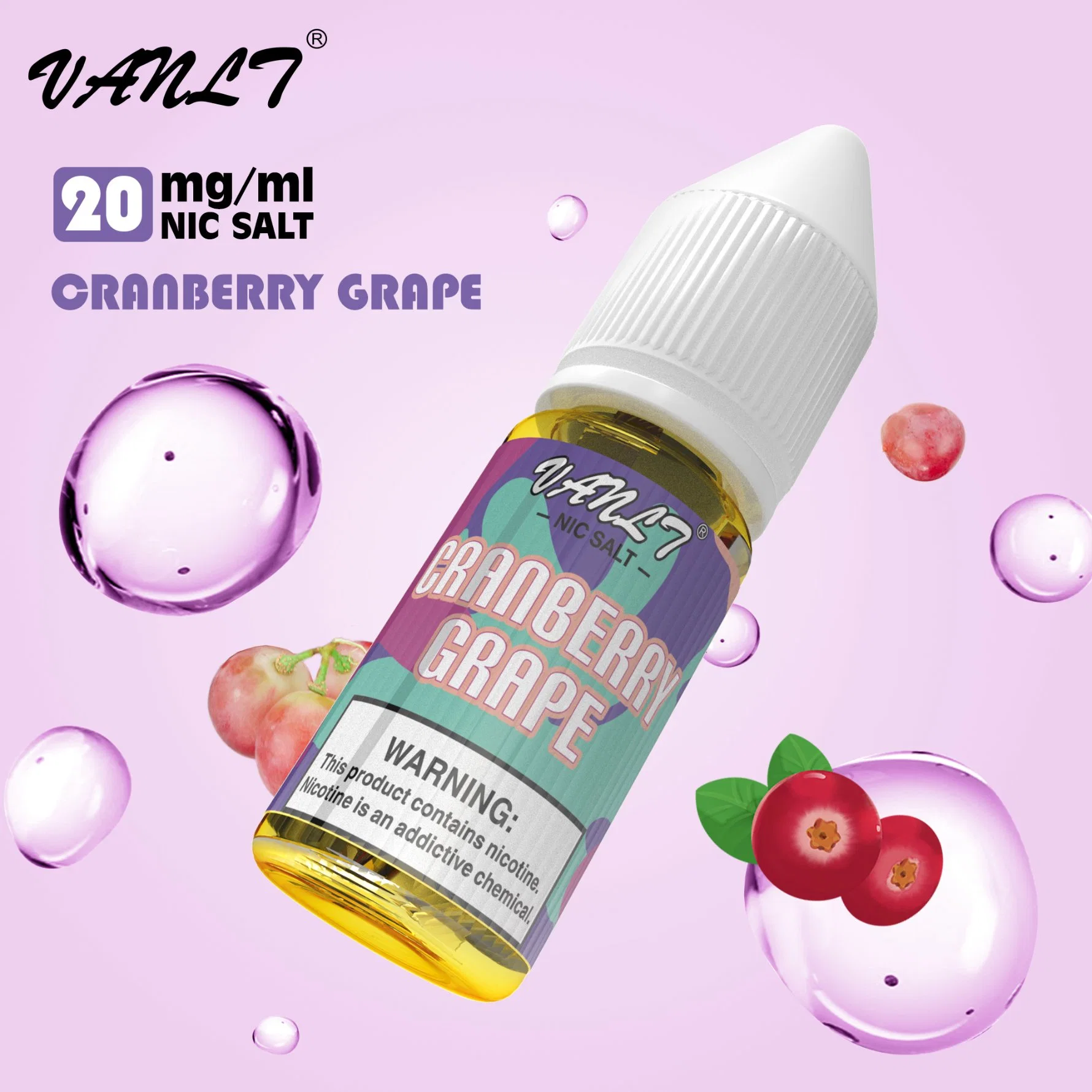 Canneberge raisin par Vanlt 10 ml/20 ml/30 ml E-liquide