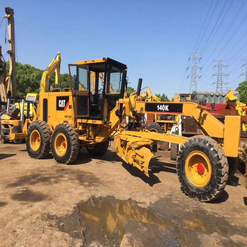 Used Cat 140K/140h/140g/14G/14K Motor Grader Original Japan, Secondhand Caterpiller Grader for Sal