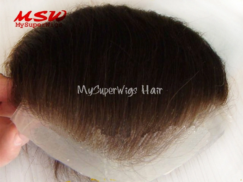 Best-Durable Injection Hair Clear-Thin-Poly Base Hair System Made-of Remy-Human-Hair