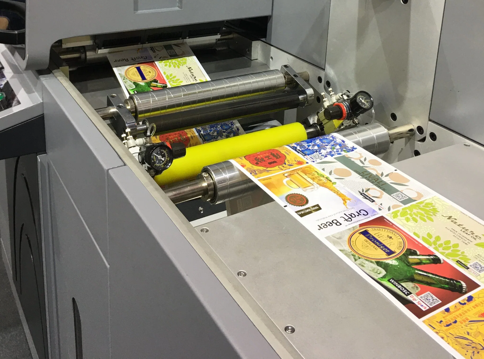 Postpress Finishing Digital Foil Stamping and Vanishing Label Enhancer