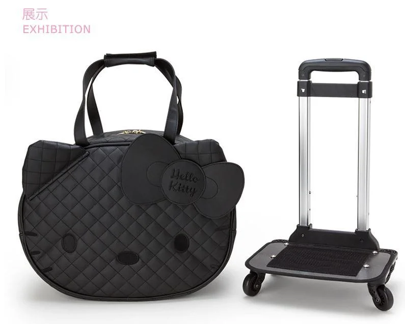 Straight Trolley Case Can Carry Travel Bag Velcro Detachable Carry Bag Luggage Bag Travel