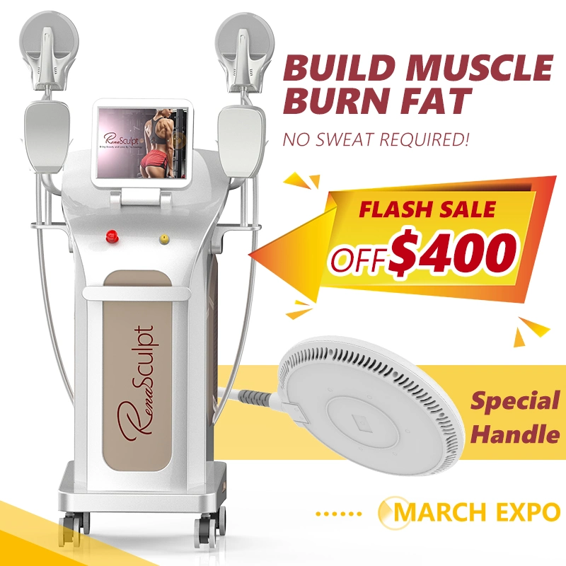 2021 Renasculpt 10 Tesla EMS 4 Handles Loss Weight EMS Slimming Neo Body Sculpting EMS Sculpting Machine