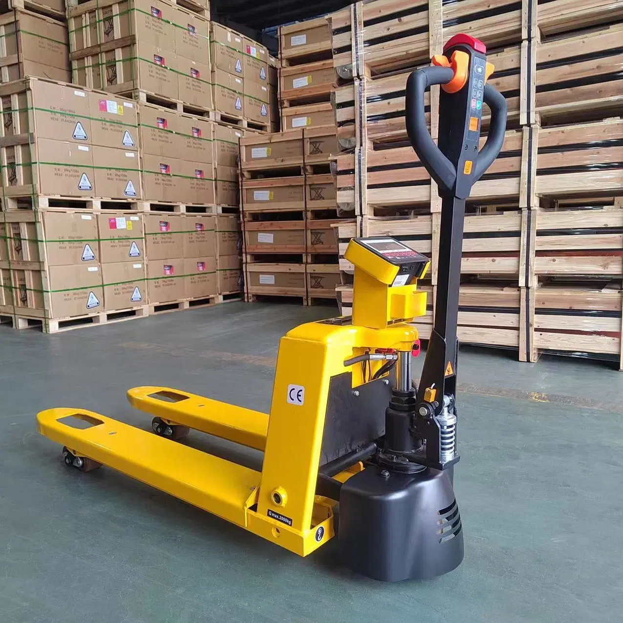 China Factory OEM/ODM Electric Battery Powered Pallet Truck Scale with CE for Sale
