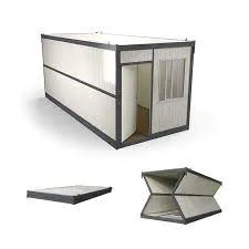 2023 Nouveau Pack plat Préfabriqué luxe Container House Mobile Living Maison à panneaux sandwich extensible pliable