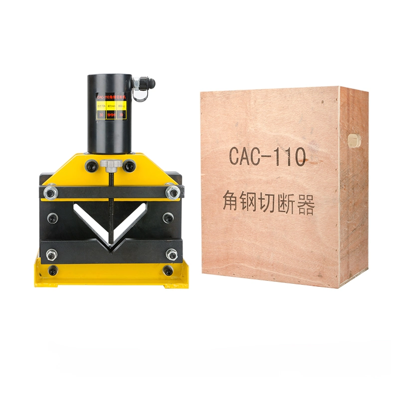 Cac-110 Hydraulic Angle Iron Cutting Machine Electric Hydraulic Angle Steel Cutter Tool