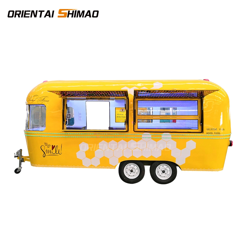 Hot Sale Street Hot Dog Mobile Airstream Caravan Fast Food Truck