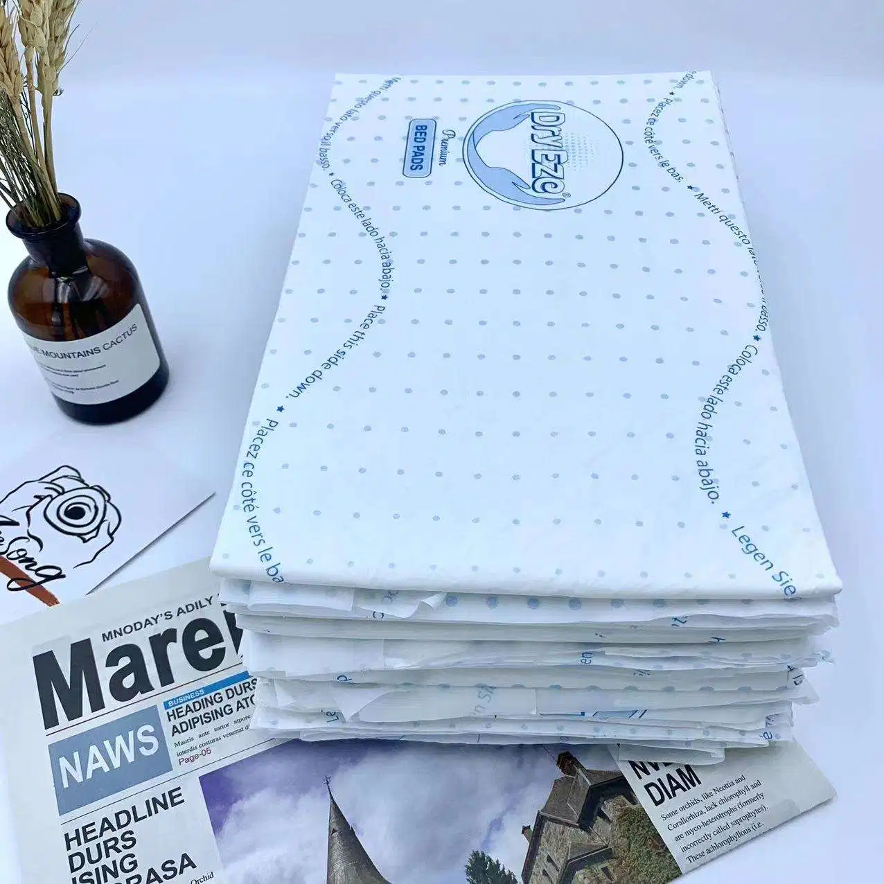 OEM Incontinence Hospital Medic Under Urine Absorbent Bed Pad 60X90cm