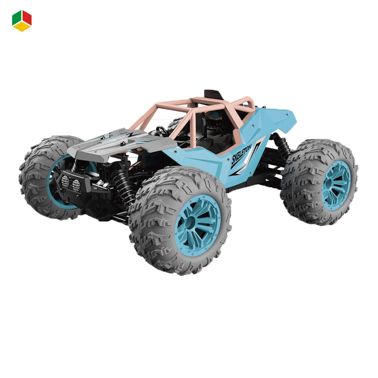 QS 1: 14 2.4G 4X4 Remote Control Toy Radio Control off Road Model Truck Vehicles High Speed Alloy Diecast RC Car for Kids 2 Color Assort