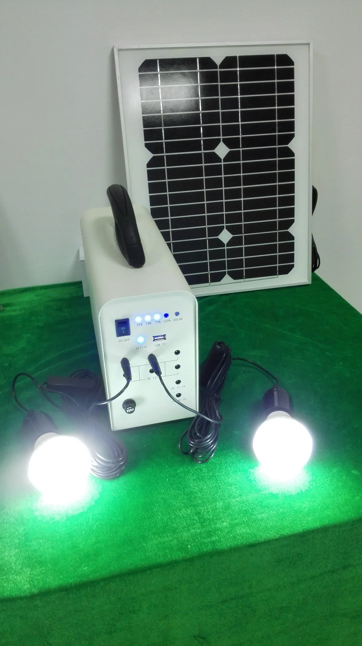 Portátil 10W/20W Bombilla LED luz de la Energía Solar Casa/Oficina Sistema de iluminación