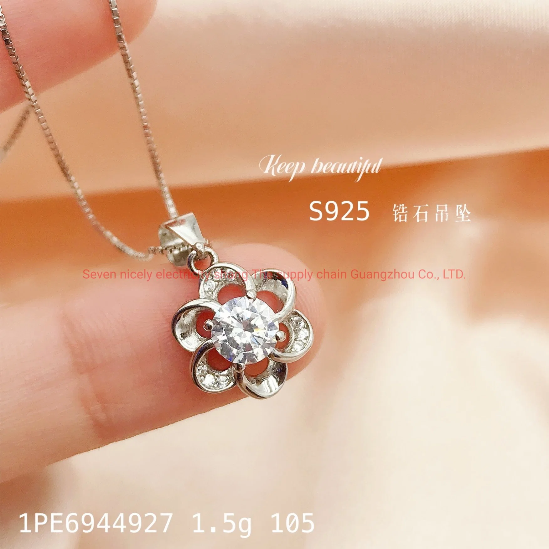 925 Streling Silver Wholesale/Supplier Jewellery Beatiful Bestselling Pendant New Arrival Top Quality Women Accessories Custom Jewelry Delicate Pendant