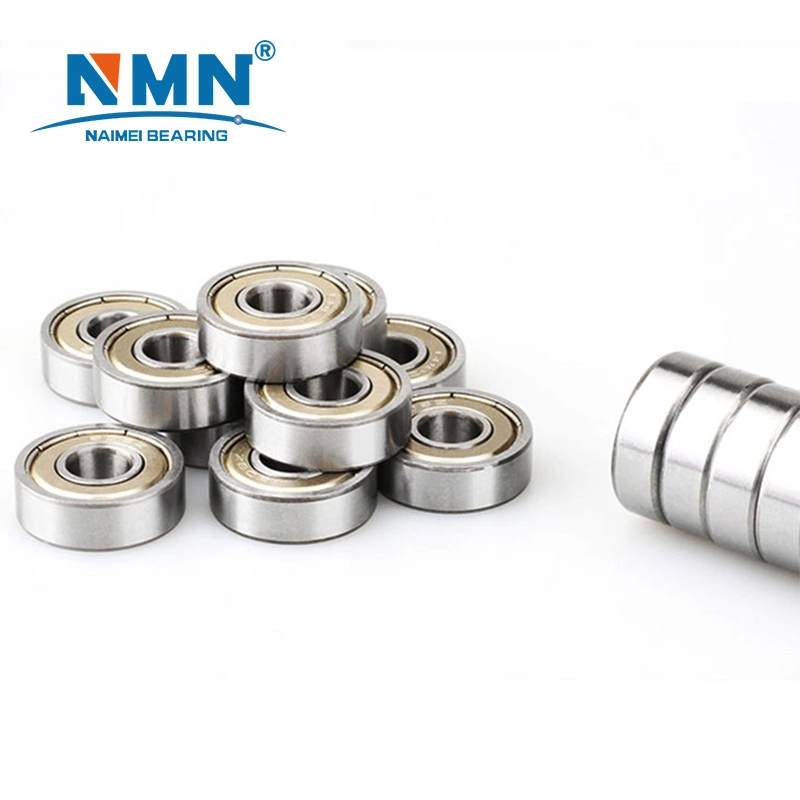 No Noise Polyurethane Pulley PU Rubber Coated Bearing Door and Window 624 625 693 685 626 608 Soft PU Roller Bearing