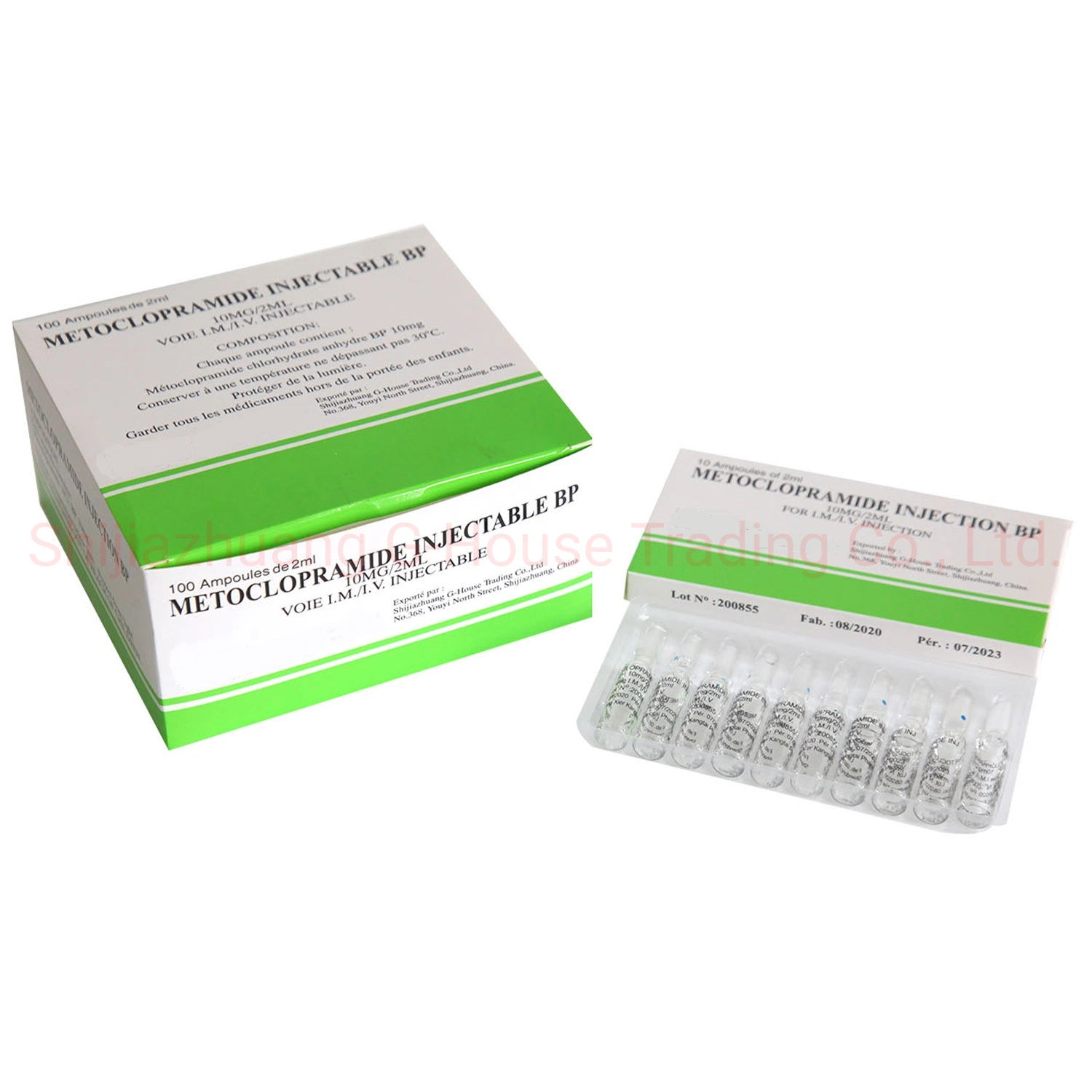 Metoclopramide Injection 10mg/2ml Finished Medicines Pharmaceutical Drug