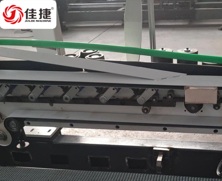 Automatic High Speed Intelligent Lock Bottom Paper Box Folder Gluer Machine for Fold Five Layer Corrugated Box (JH-2800)