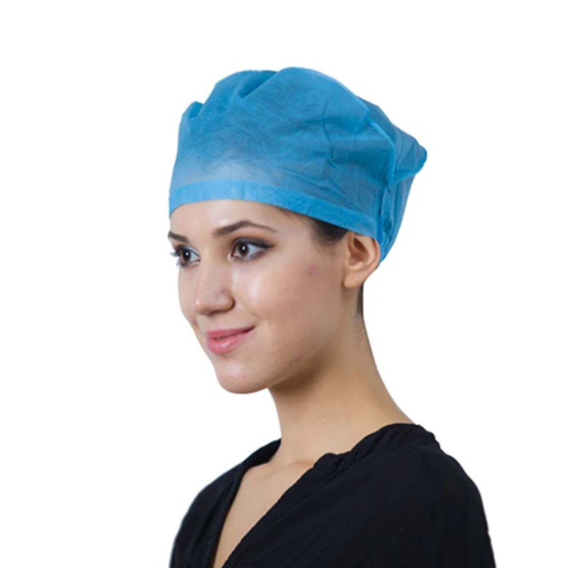 Hairnets desechables no tejidos/ Gorra de bouffant/ Gorra de mozo