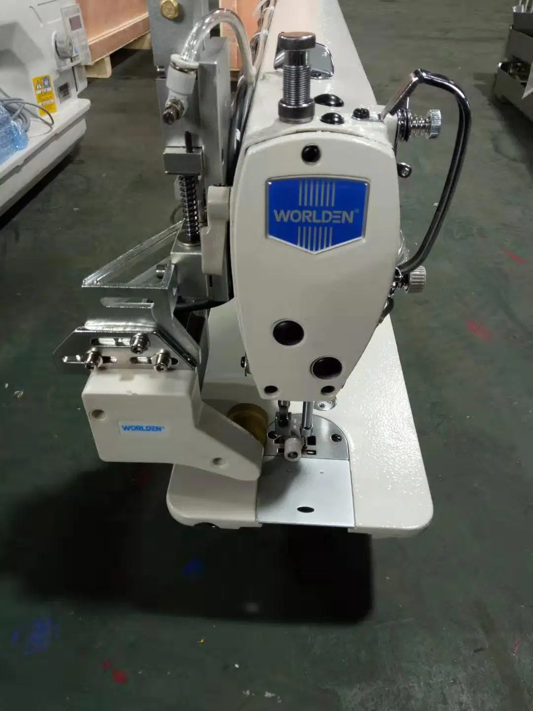 Wd-9988-36p/56p/85p-D4 Long- Arm Lockstith Sewing Machine with Auto Trimmer and Puller