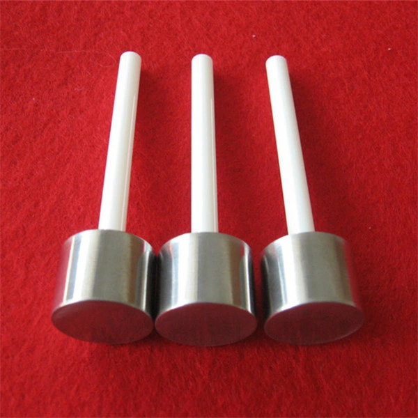 Hot Sale Wear Resistant Zr02 Location Pin Zirconia Ceramic Electrical Plunger with Metal