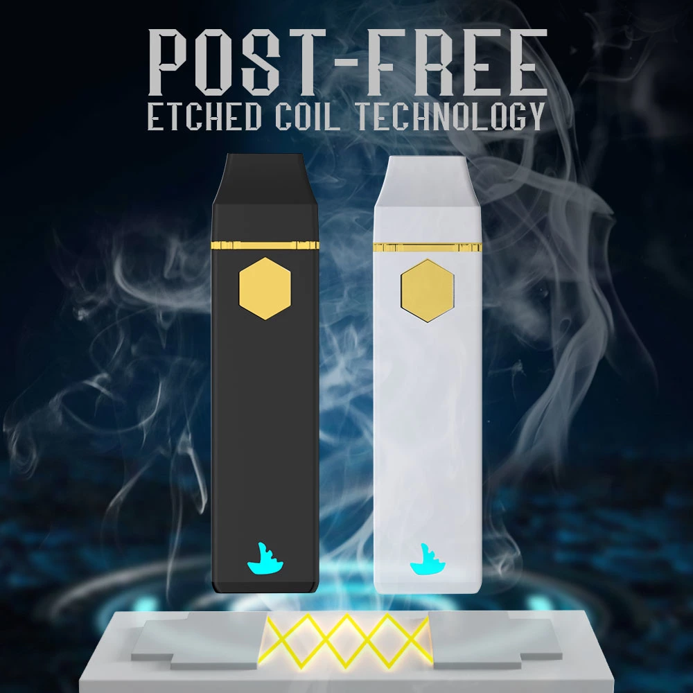 Eboat D1 1g 2g Vape-free فتحات التهوية المزدوجة علبة الملف الخزفي قلم Vape يمكن التخلص منه