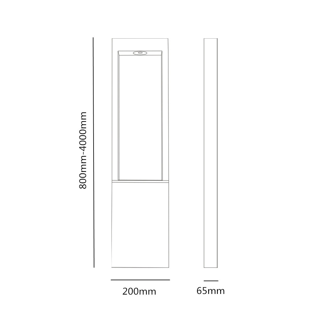 3000K Outdoor Garden Lighting LED Floor Lamp Garden Pole Light