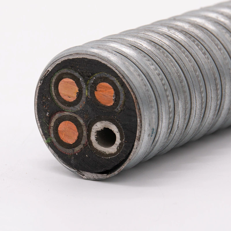 1,8/3kV 4 AWG PVC-Tauchölpumpe, mit Stahlarmierungskabel Esp-Hersteller