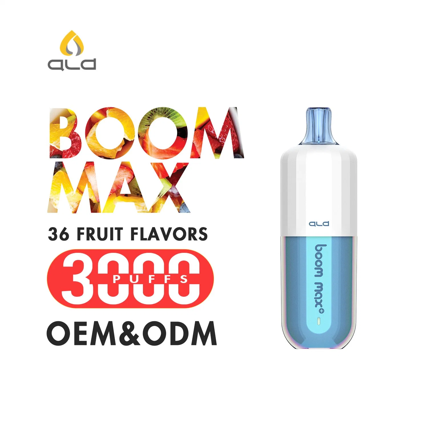 Ald 2023 New Arrival OEM/ODM Vape Wholesale I Empty 3000 Puffs 8ml Vaper Type-C Fruit Flavors Elf Disposable Hookah Shisha Pen