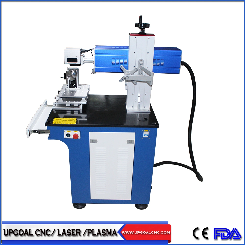 30W Metal RF Laser Tube CO2 Laser Marking Machine with Rotary Device