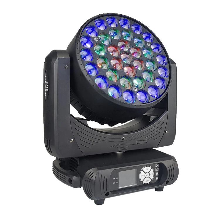 37 X 15W RGBW Zoom Wash Moving Head Stage LED Lighting