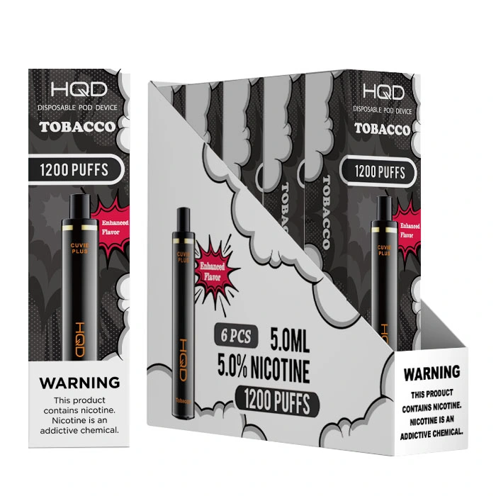 Hqd Cuvie Plus 1200 inhalations le tabac