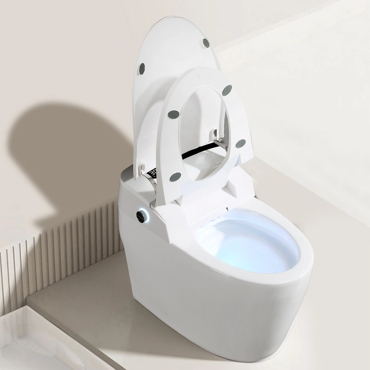 Chaozhou Sanitary Ware Automatic Flush Smart One Piece Toilet for Bathroom