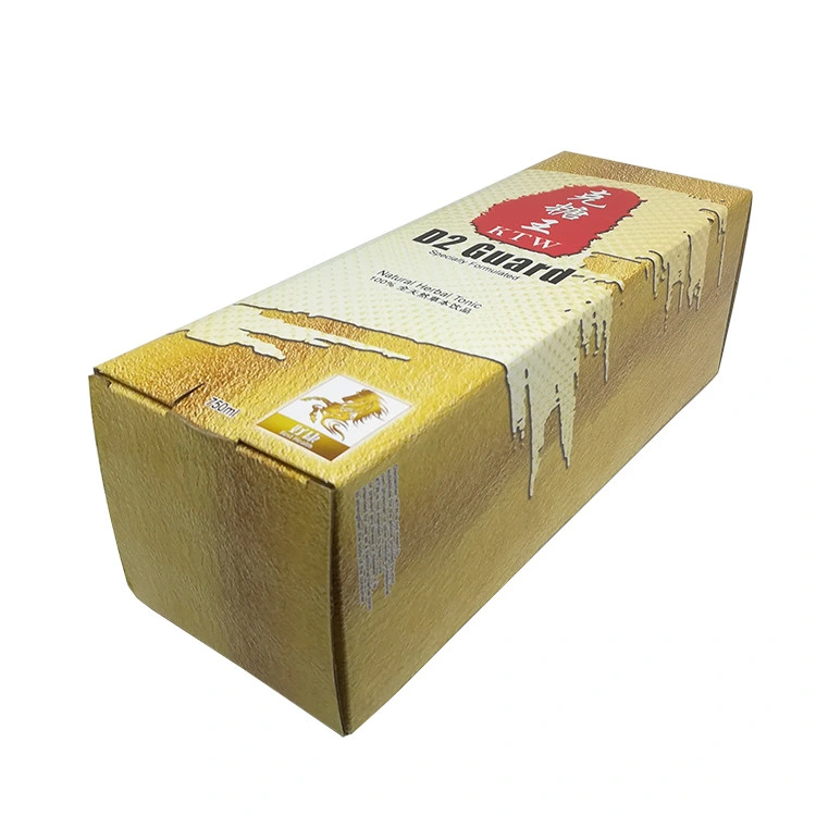 Custom Corrugated Luxury Box Supplier Gift Single Wine Box