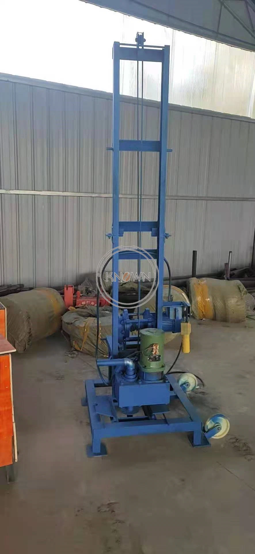 1.5kw Electric Water Well Drill Machine Portable Foldable Deep Well Borehole Drilling Rig Machine for Sale