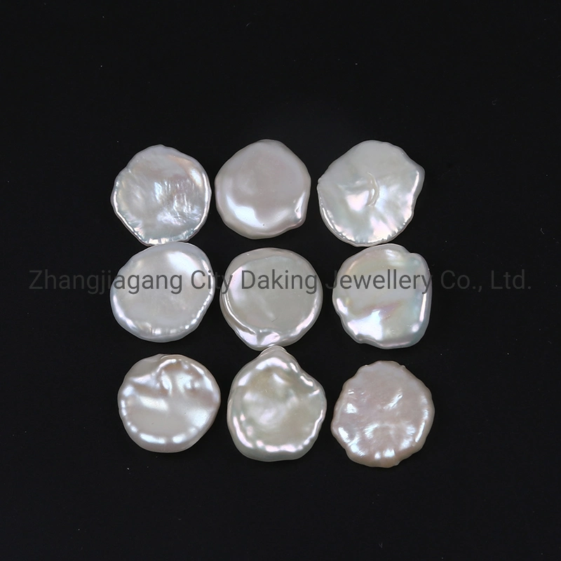 14-15mm Natural White Freshwater Loose Petal Shape Keshi Pearls Beads for Jewelry Making