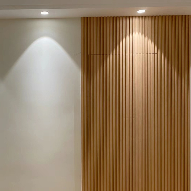 Modern Design Indoor Decorative Wood Plastic Composite Wall Board Fluted Wall Panels