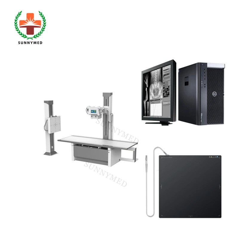 Sy-D047A-3 Système d'imagerie hospitalière Dr Machine à rayons X Équipement médical numérique à haute fréquence de 50 kW pour la radiographie.