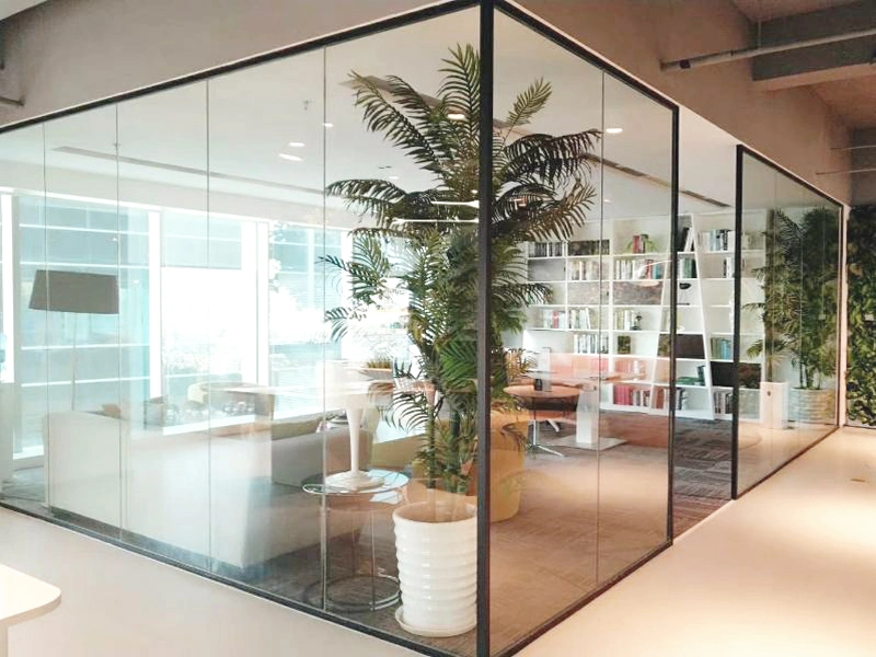 Glass Partitions Walls Furniture Building Material