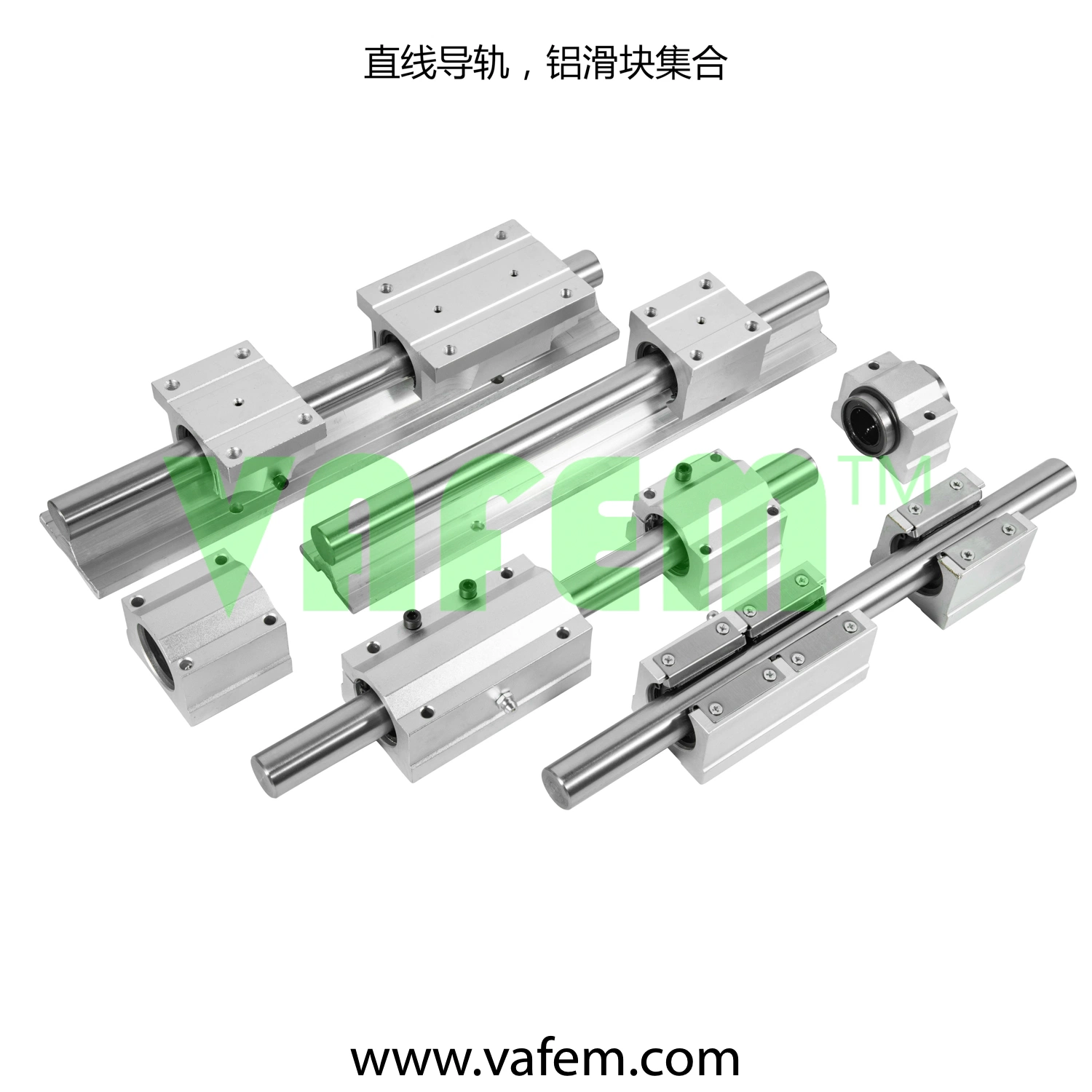 Linear Guideway Slider for Preload Transmission Motion/ Linear Guideway SBR20-PP-Uu