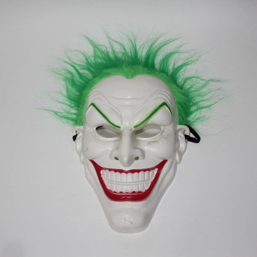 Manufacturers Wholesale Green Hair Clown Mask Costumes Party Masks Scary Role Play Halloween Masks