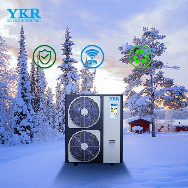 Ykr World Air to Water Heating and Cooling R410A Split Design Evi DC Inverter Heat Pumps