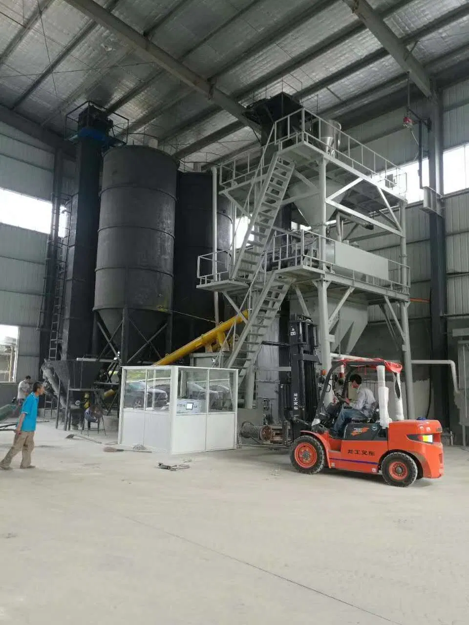 Whole Automatic Dry Powder Mortar Mixing Production Line in Bulk Packing Bag Packing