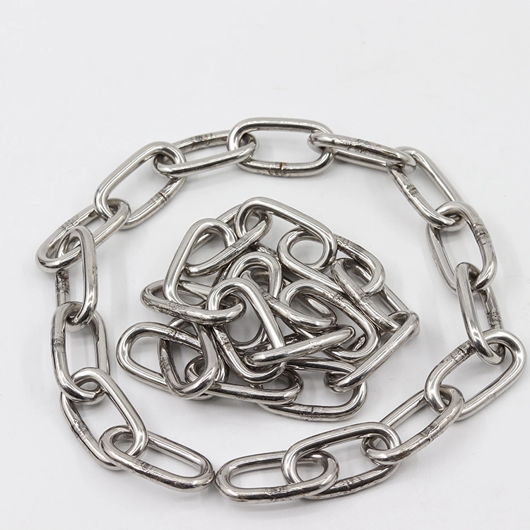 DIN763 DIN764 DIN766 8mm SS316 Stainless Steel Link Chain