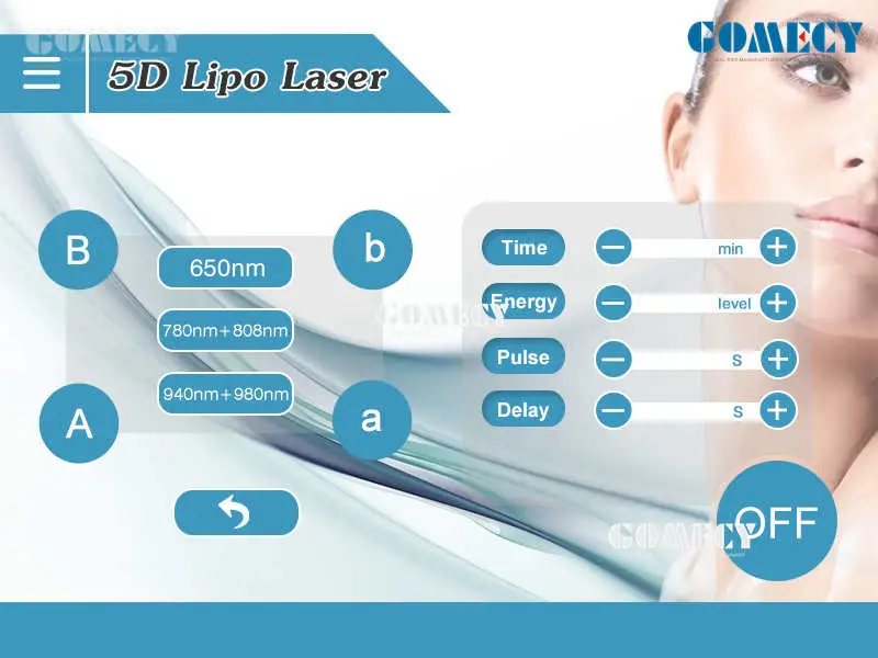 5D الليزر الدهون الليبو آلة التخليص الليبو التدليك الليبو آلة التخليص حرق الدهون