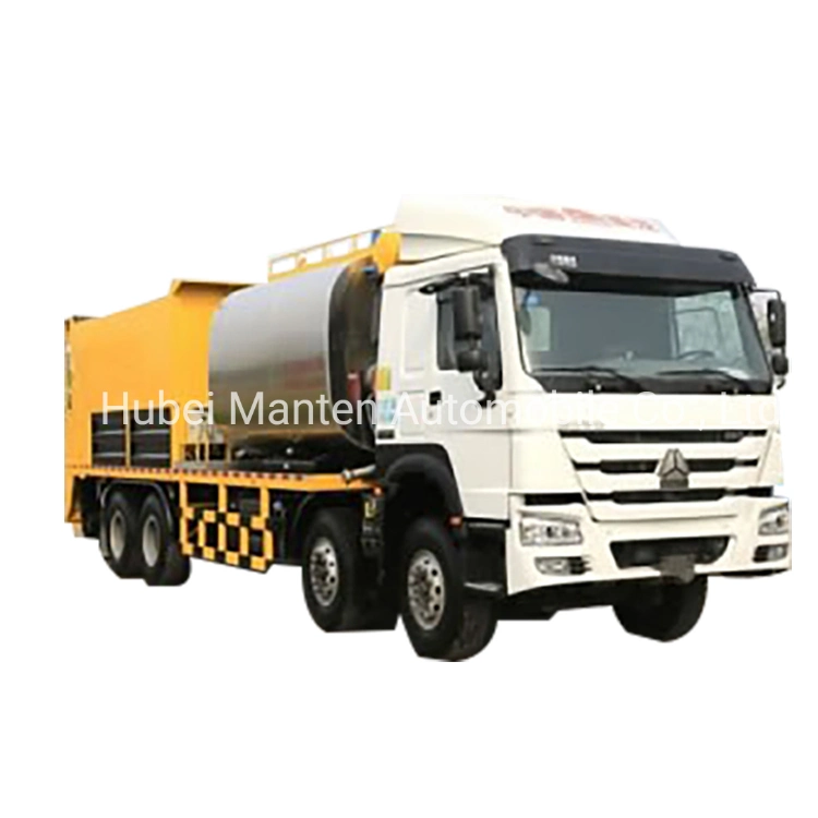 Factory Price 8X4 Intelligent Asphalt Road Tanks Gravel Synchronous Slurry Seal Chip Sealer Truck