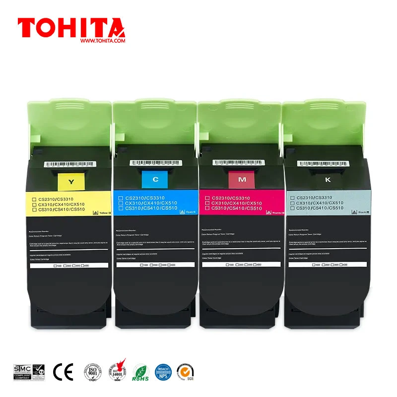 Toner Cartridge 78c50K0 78c50c0 78c50m0 78c50y0 for Lexmark Cx622 CS421 CS521 Cx625 Cx522 CS622 Toner 622 421 521 625 522 Tohita