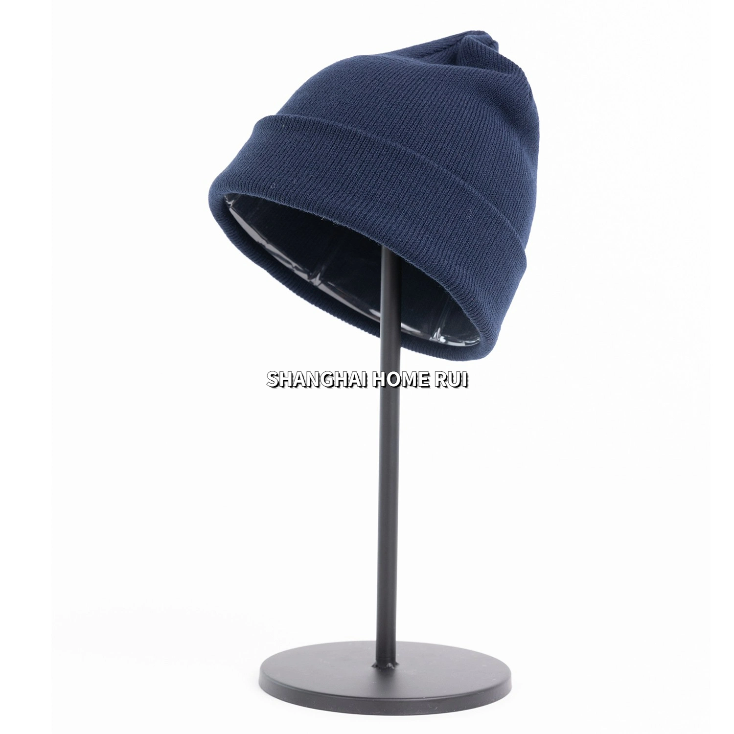 Doble capa Unisex mujeres hombres niños adultos niños Bummel Slouchy Custom Personalized Logo Invierno Beanie Ribbed punto Beanie