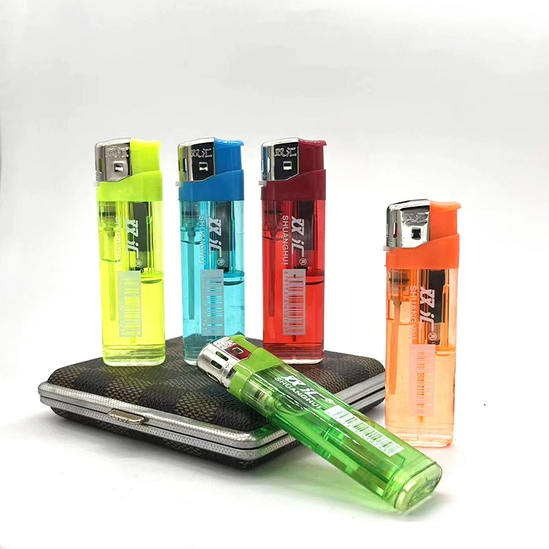 Wholesale/Supplier Classic Fashion Transparent Plastic Disposable Open Flame Lighter