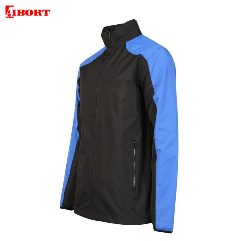 Aibort Customized Zipper Sport Tracksuit Jacket with Embroidery Logo (T-JK-04)