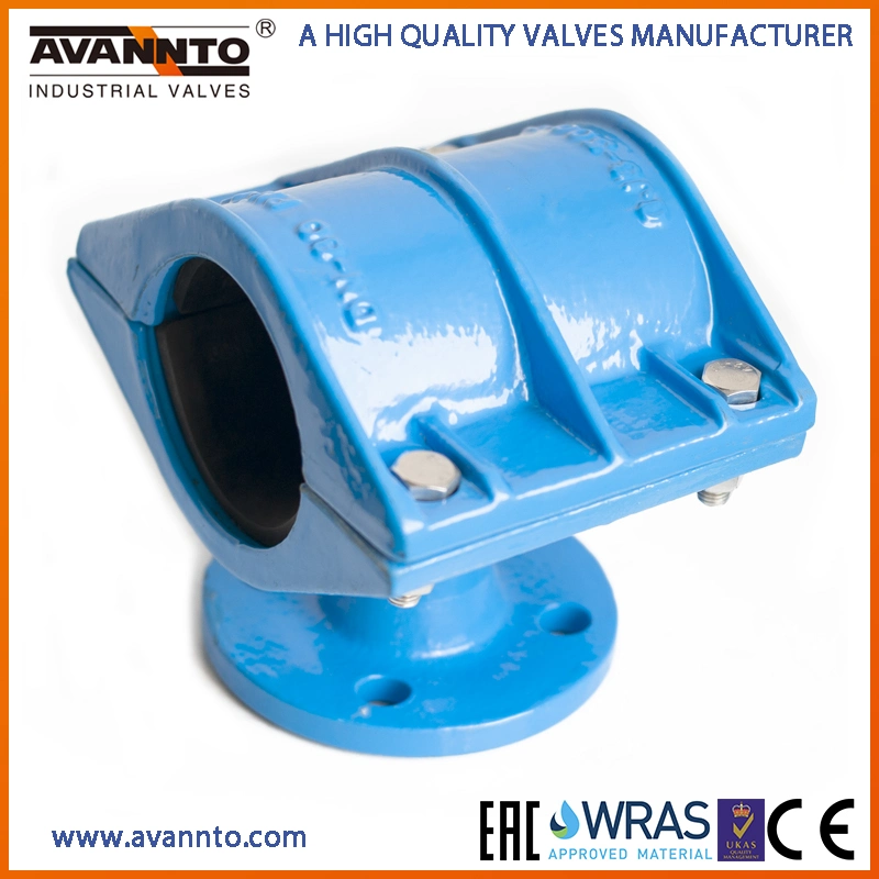 Original Factory Made Split Collars with Flanged Outlet for Steel, Di, UPVC, Ci & AC Pipes