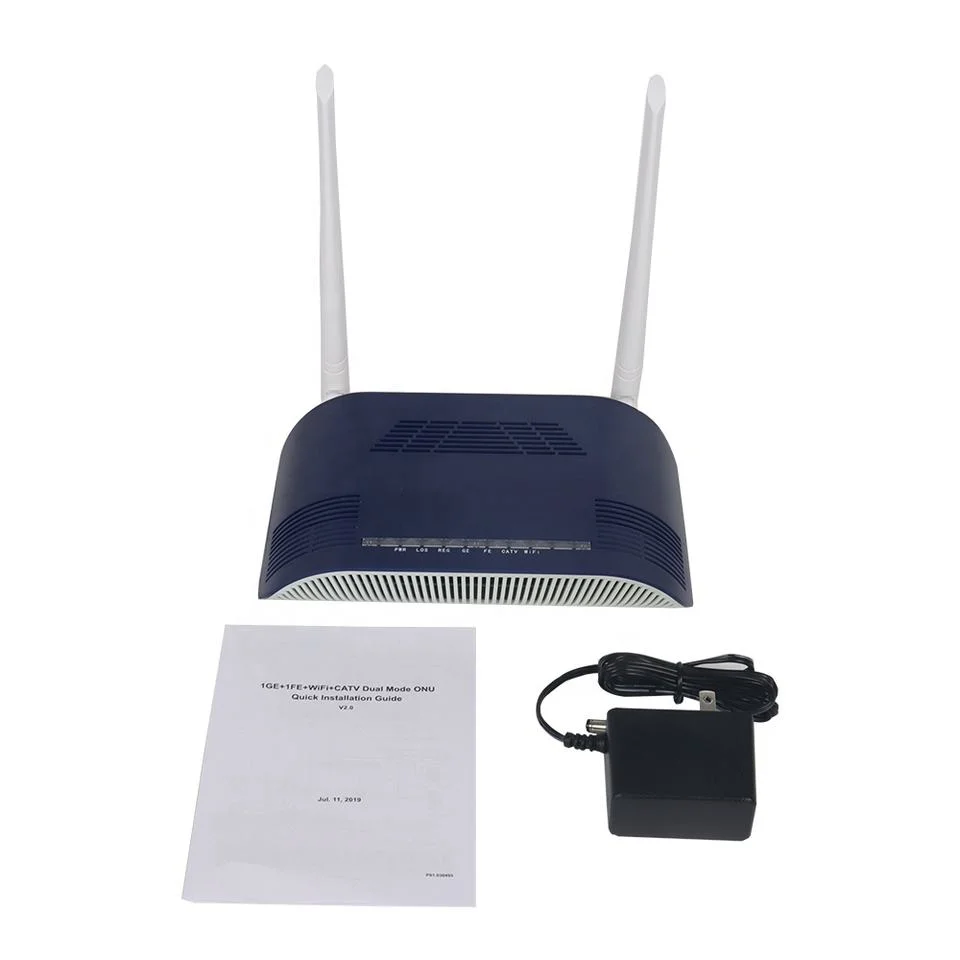 Fttr 1ge+1fe+CATV+WiFi Compatible Huawei/Zte AC WiFi ONU