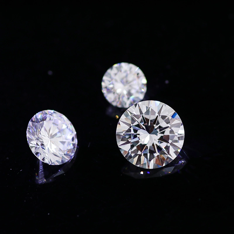 Provence Gems 0.8mm-2.9mm Round Moissanite White Ef Color Cheapest Wholesale/Supplier Price Per Carat