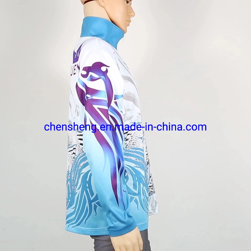 Professional Sublimation Custom Made Fishing Jersey, Long Sleeve Fishing Shirts