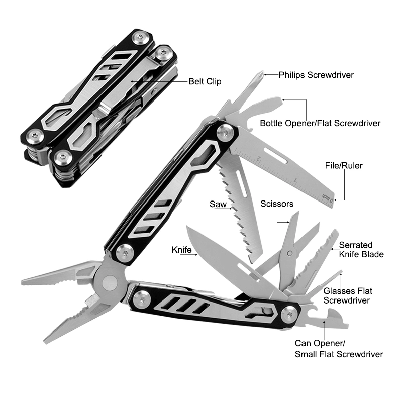 Outils multifonctions en acier inoxydable Pince universelle (#8510)